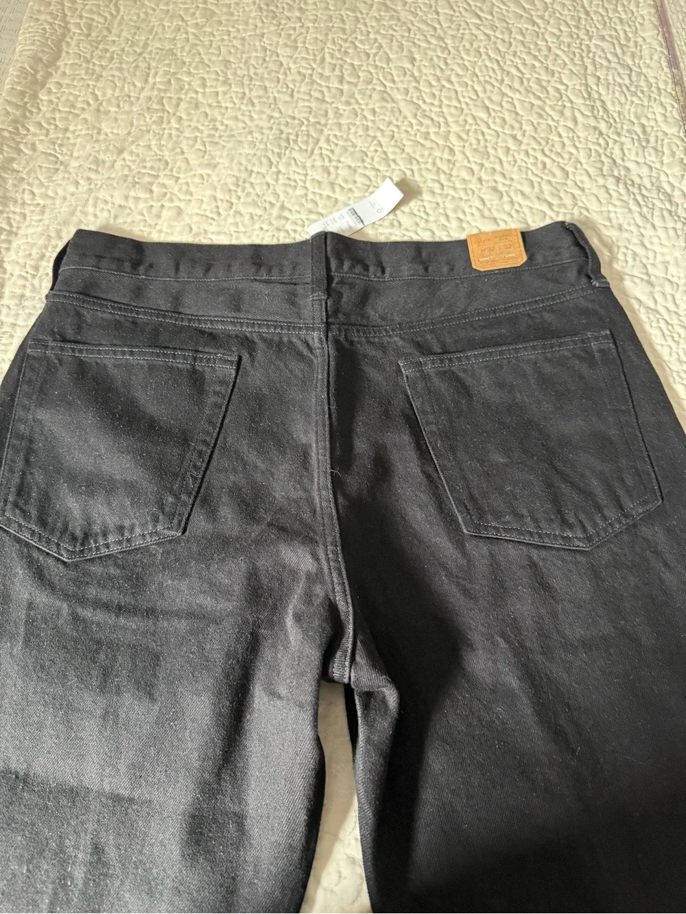 J.Crew Men's Classic Straight Jeans in Black Rinse.
